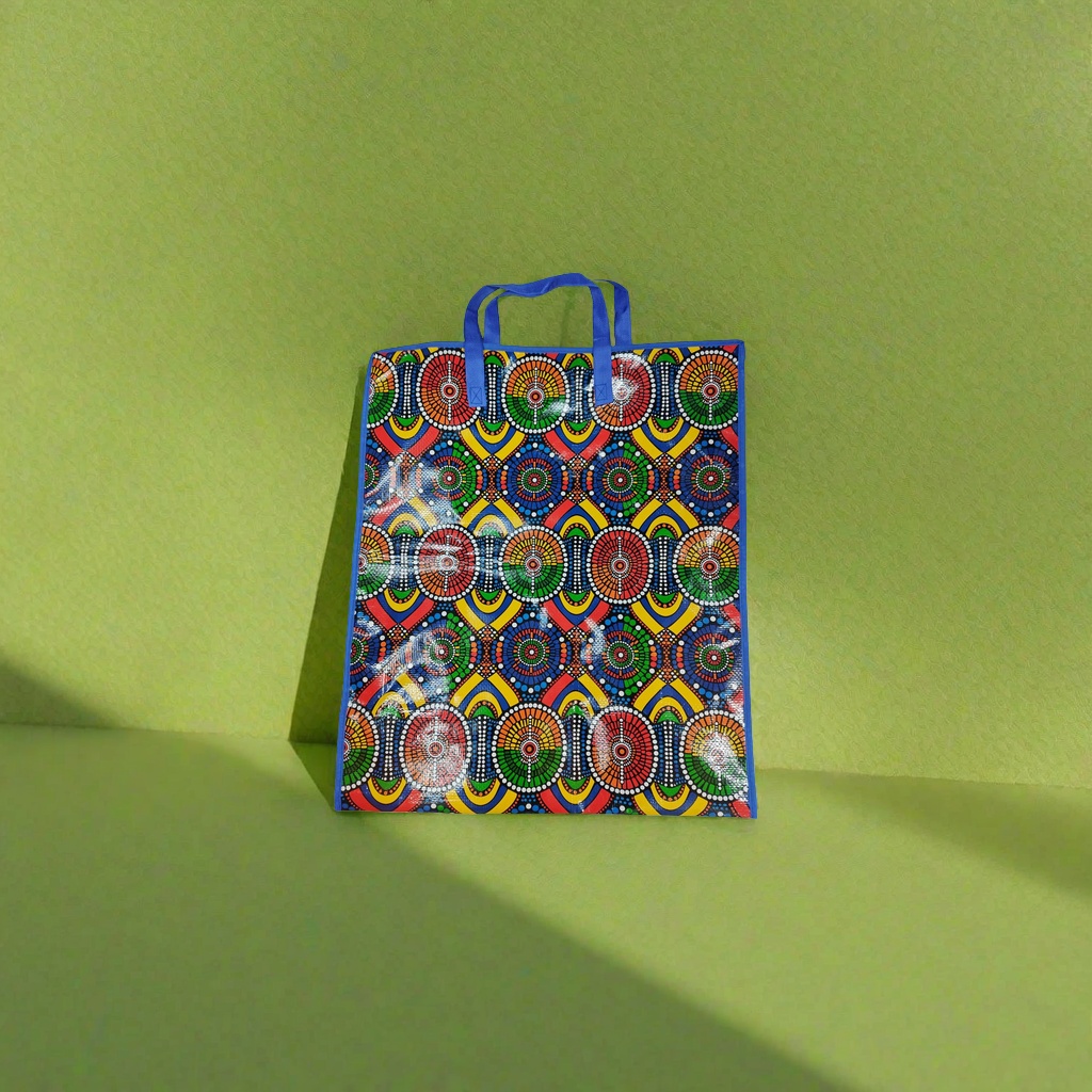 Colorful pattern handbag, fashionable, environmentally friendly and reusable packaging bag. 153509927 details Picture