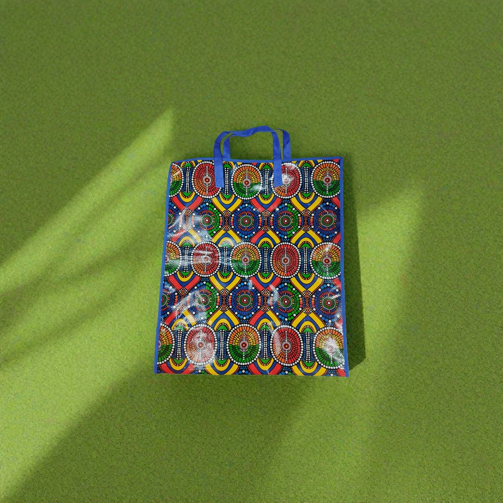 Colorful pattern handbag, fashionable, environmentally friendly and reusable packaging bag. 153509927