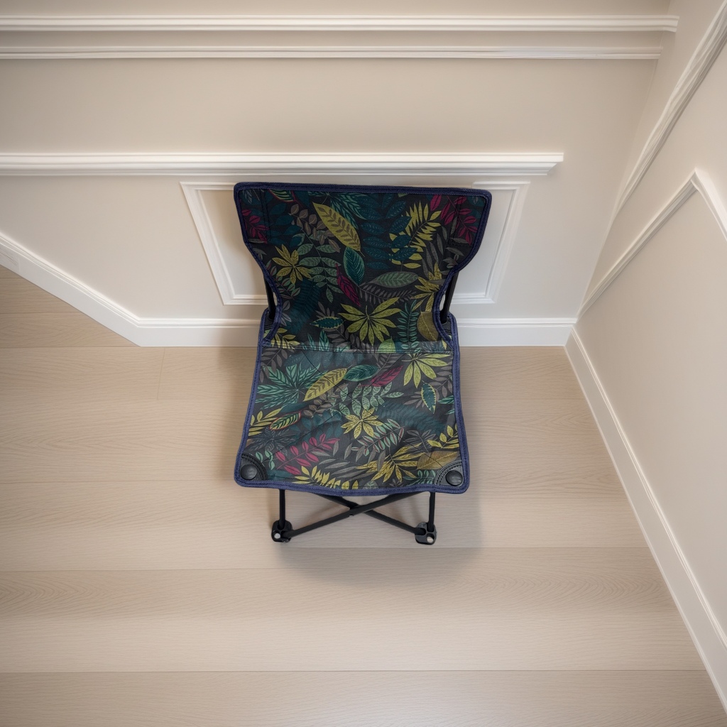 The folding chair is a lightweight and comfortable portable chair for home and outdoor use Application Scenario