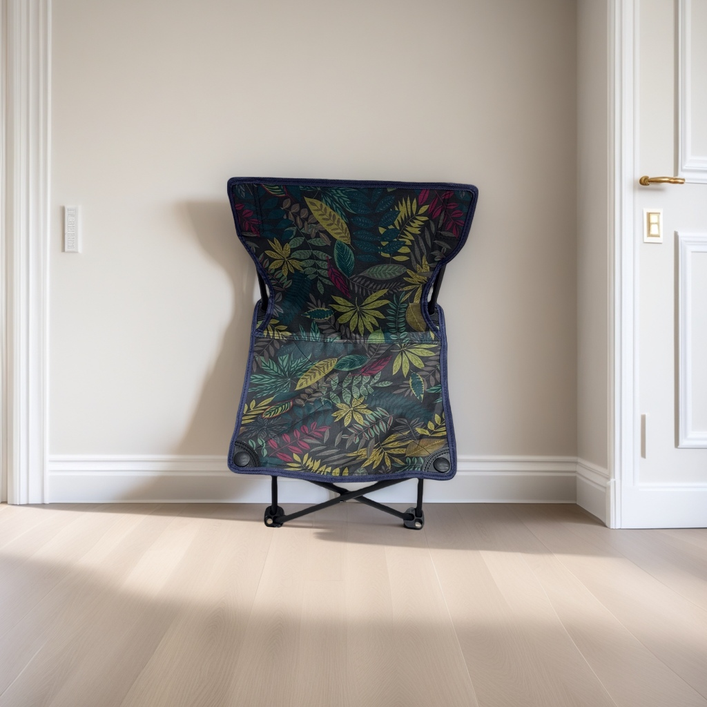 The folding chair is a lightweight and comfortable portable chair for home and outdoor use