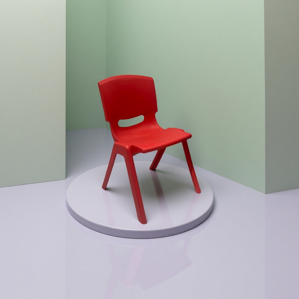 红色塑料椅 便携轻便户外家用折叠椅子塑料椅子