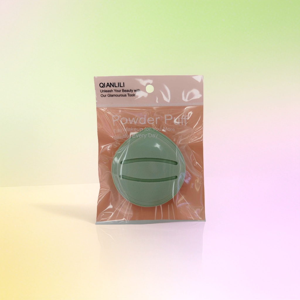 Green powder puff special powder puff beauty tool Soft makeup powder puff 10 pieces set 161933588