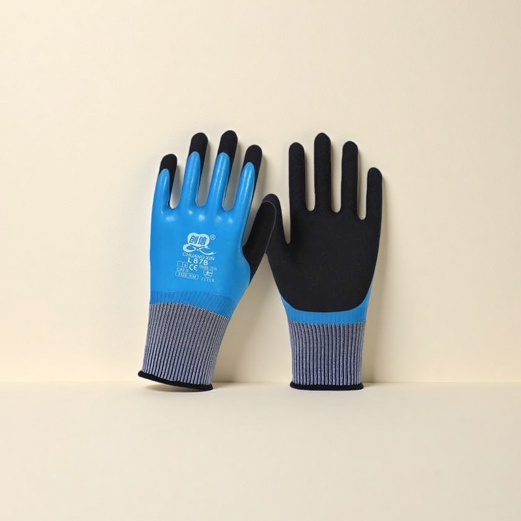 Guantes antideslizantes resistentes al desgaste guantes de trabajo espesados guantes de protección industrial Application Scenario
