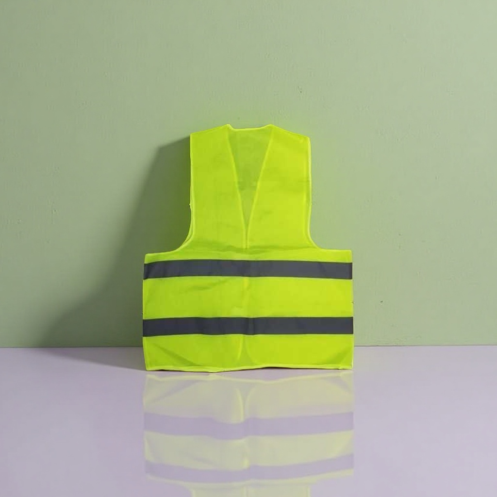 Fluorescent yellow reflective vest Specification image