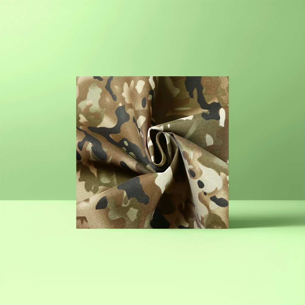 New camouflage printed fabric with ink-wash cloud pattern and twill, Oxford cloth tent fabric 210D Oxford cloth fabric Specification image