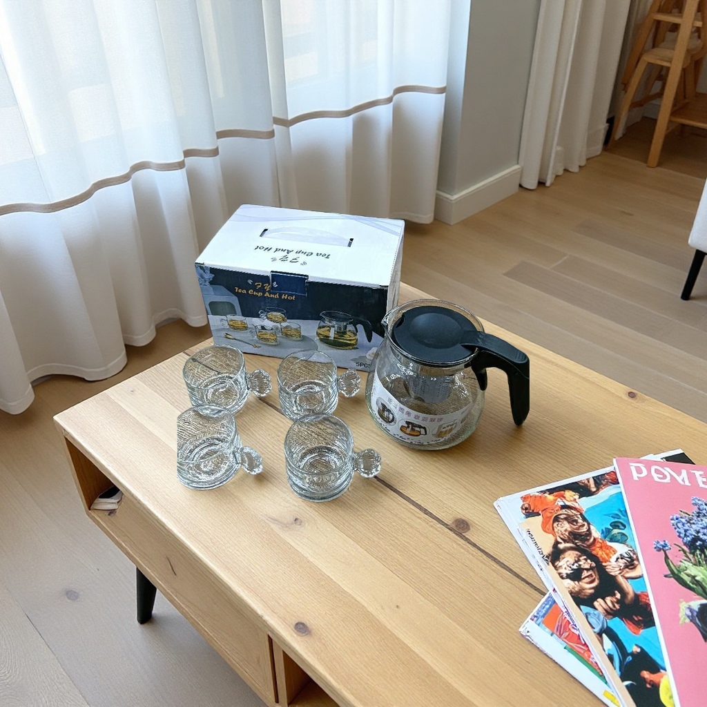 茶具套装玻璃茶壶配四只玻璃茶杯家用办公泡茶用品171144645茶具套装茶具高档茶具高端茶具茶壶细节图
