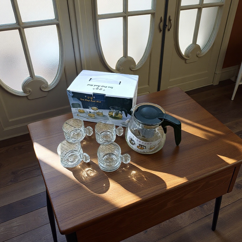 茶具套装玻璃茶壶配四只玻璃茶杯家用办公泡茶用品171144645茶具套装茶具高档茶具高端茶具茶壶