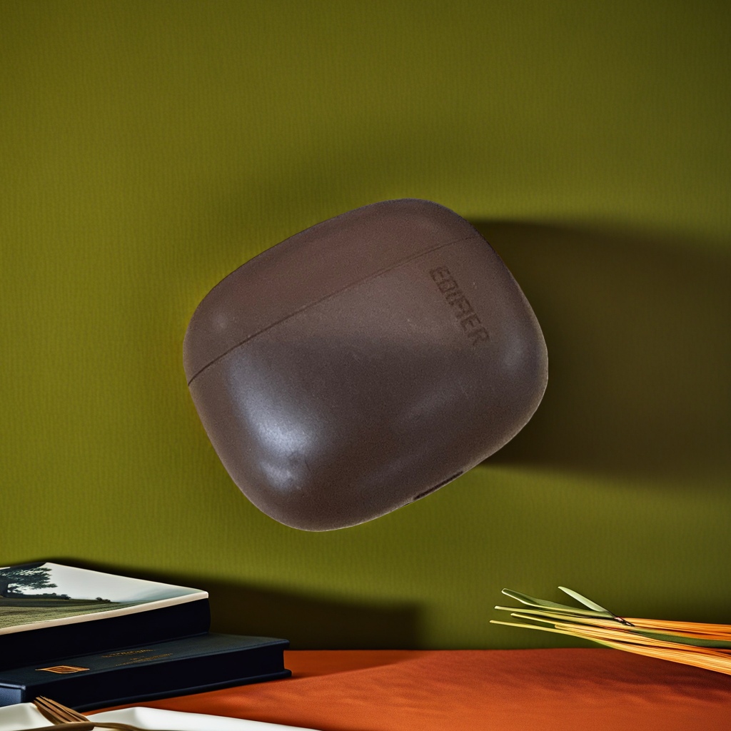 Brown Edifier headphone case portable dust-proof protective cover details Picture