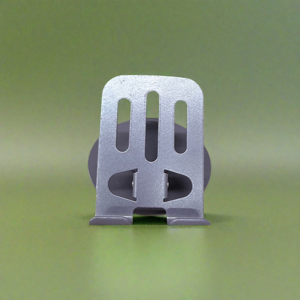 Portable anti-slip metal phone stand with car suction cup and multi-angle adjustment details Picture