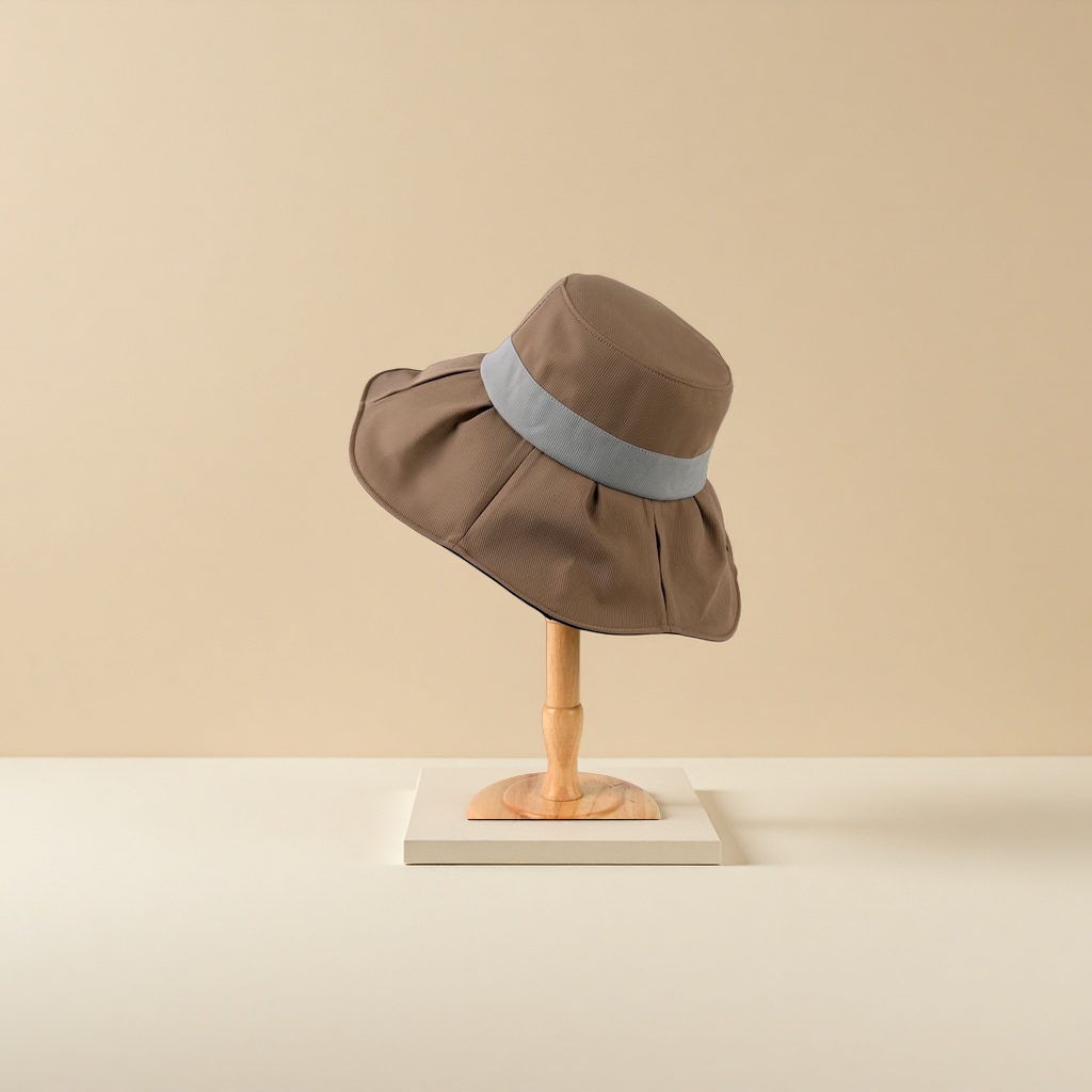 Sun hat, wide-brimmed sun-protective hat, outdoor casual breathable sun-protective hat, straw hat, sun hat
