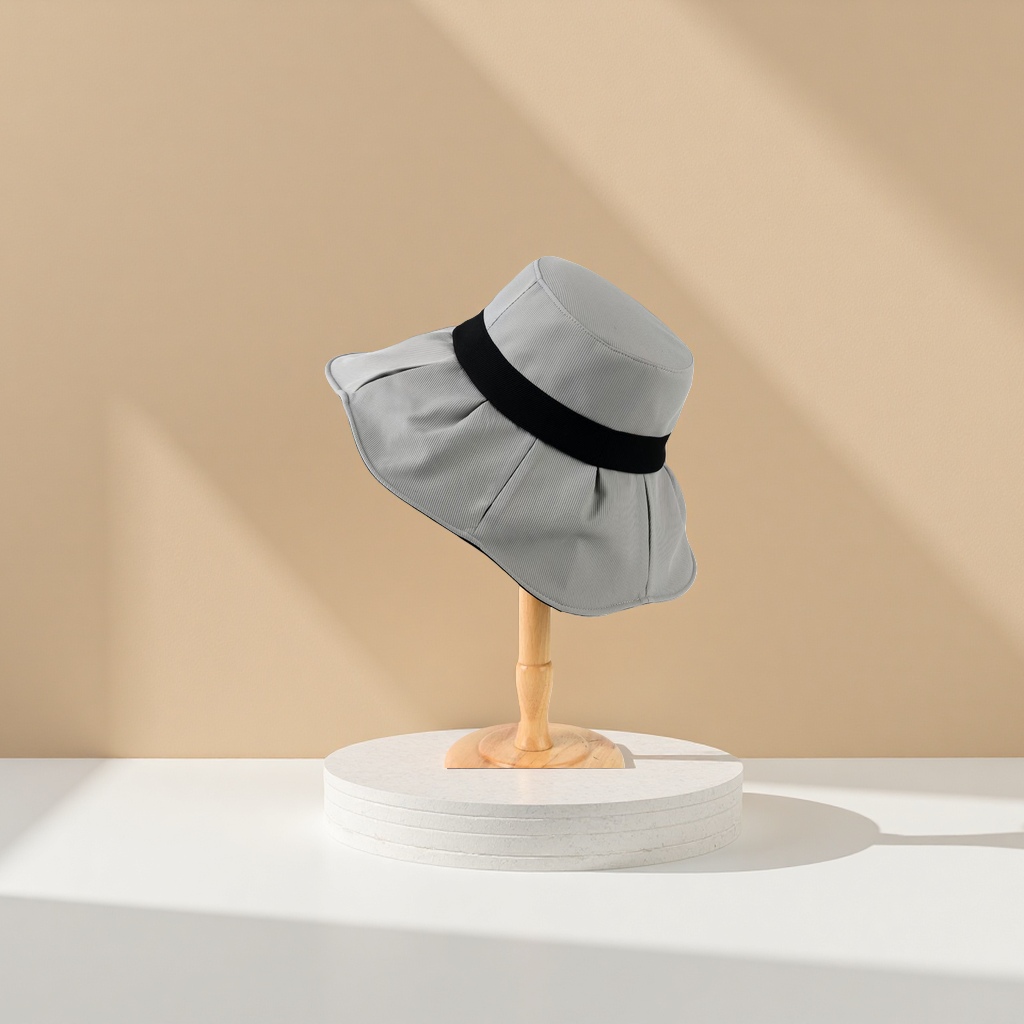 Sun hat, wide-brimmed sun-protective hat, outdoor casual breathable sun-protective hat, straw hat, sun hat Application Scenario