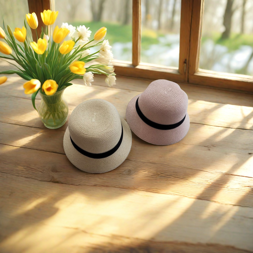Fashionable and versatile casual hats, straw hats, sun hats, and sun protection hats