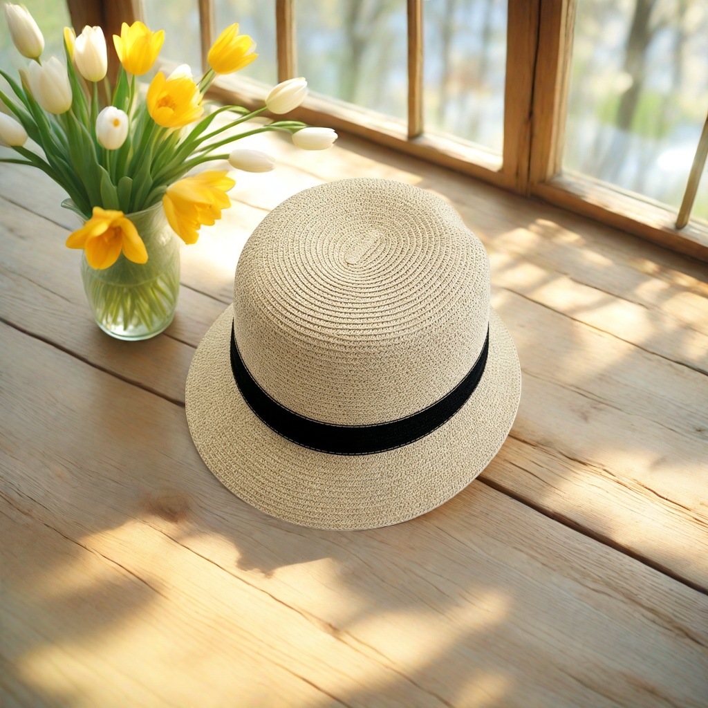 Fashionable and versatile casual hats, straw hats, sun hats, and sun protection hats Specification image