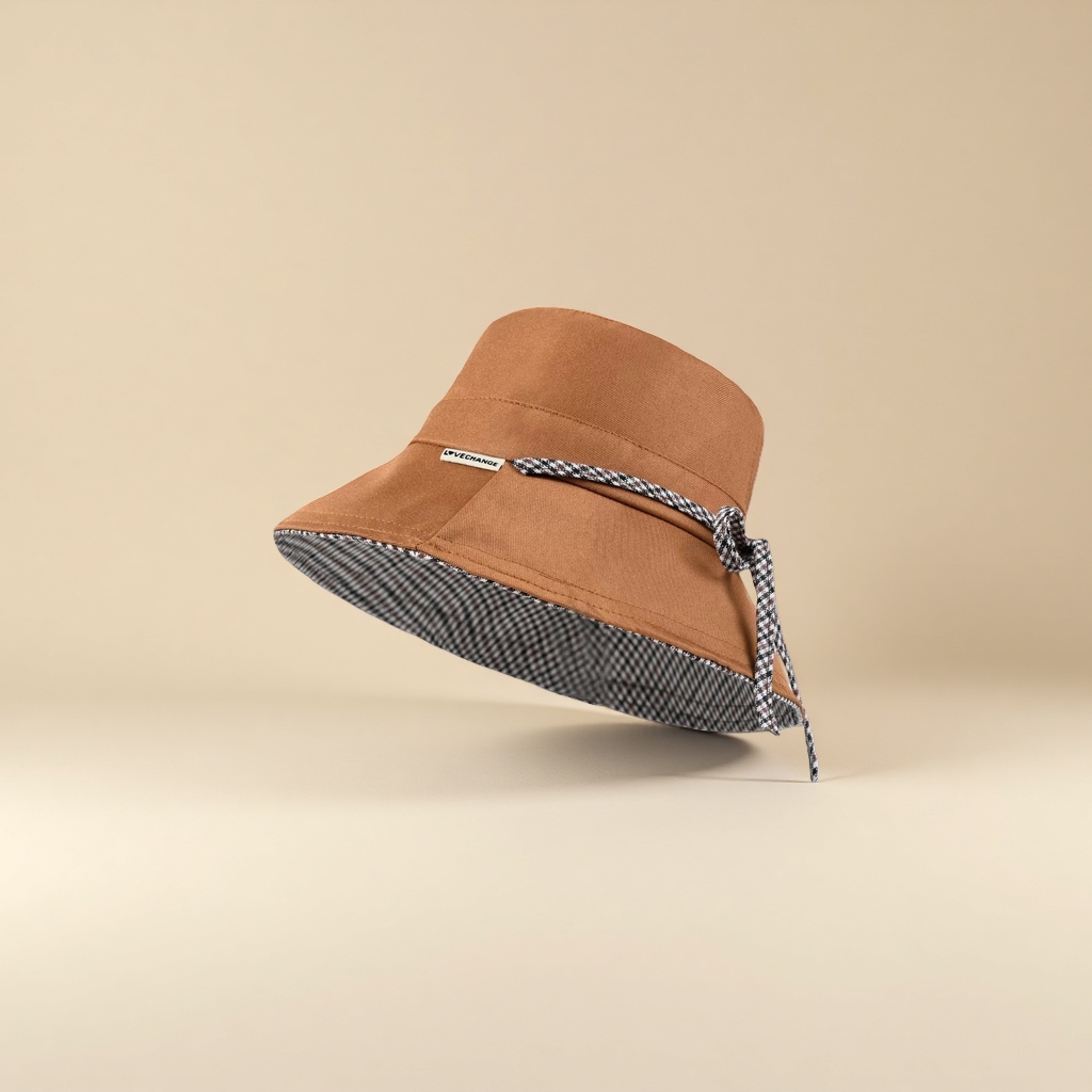 The yellow fisherman's hat is a fashionable and trendy casual sun hat that is suitable for both men and women Specification image