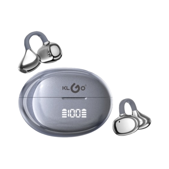 KLGO Wireless Earphone Set, Bluetooth 50 noise-cancelling, high-definition audio quality, portable charging case Item Picture