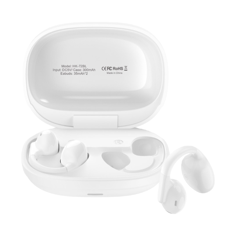 The wireless headphones come with a charging case. The noise-cancelling Bluetooth 50 connection is stable and has a long battery life Item Picture