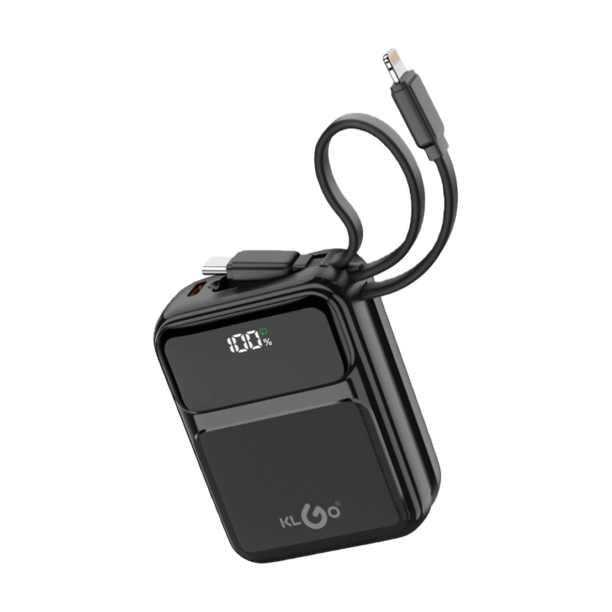 KLGO portable power bank 10000mAh large-capacity fast-charging mobile power bank Item Picture