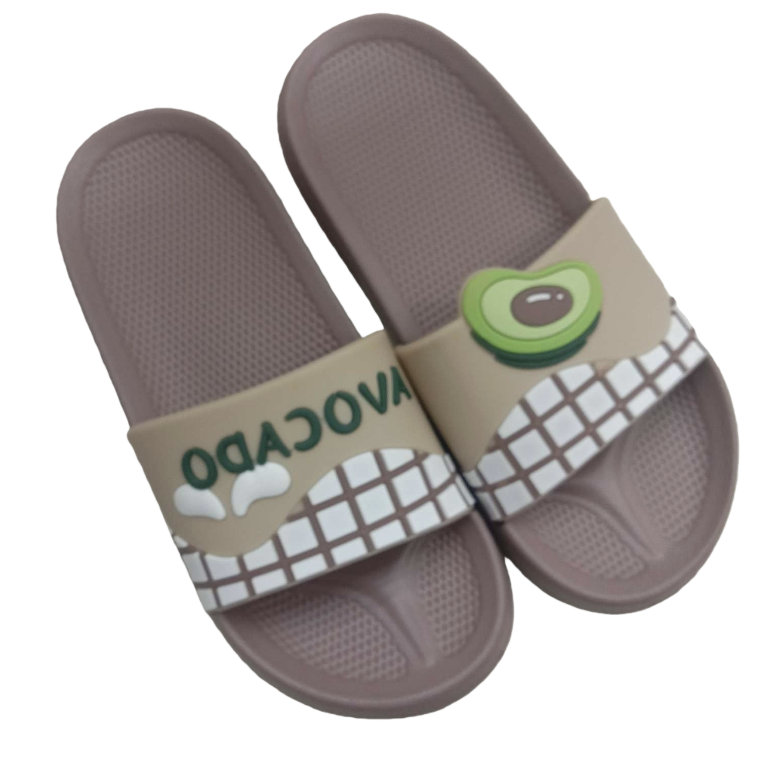 Cute avocado patterned soft-soled slippers, comfortable and anti-slip home slippers Item Picture