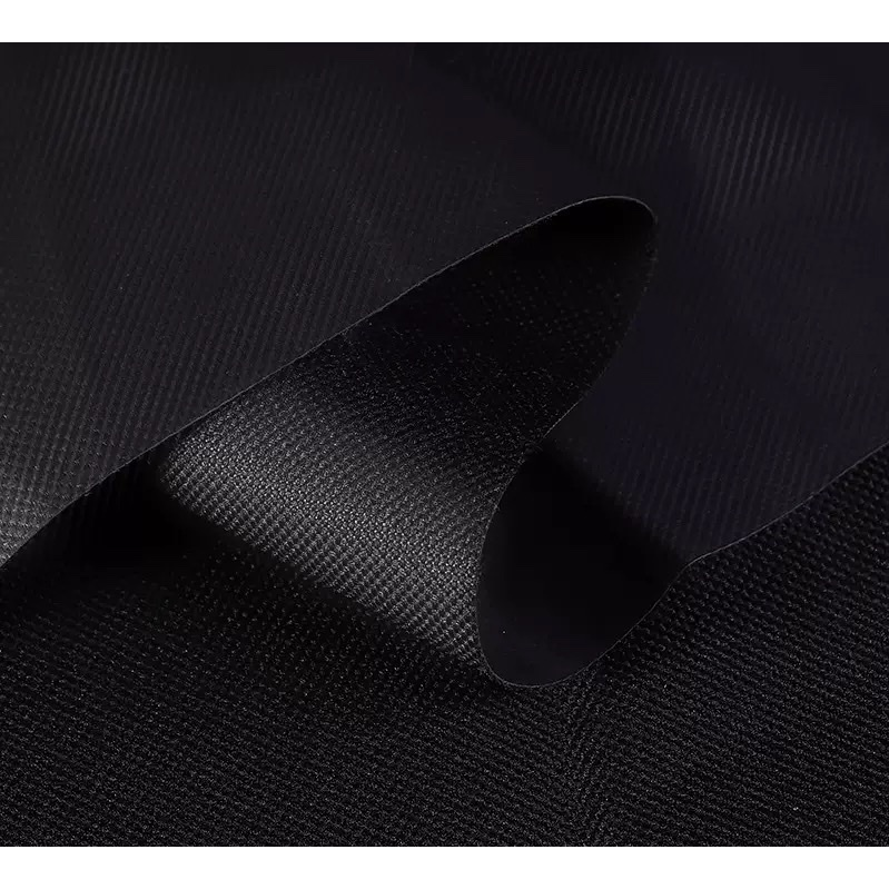 The new color series of black polyester three-part checkered twill fabric is soft, warm and breathable Item Picture