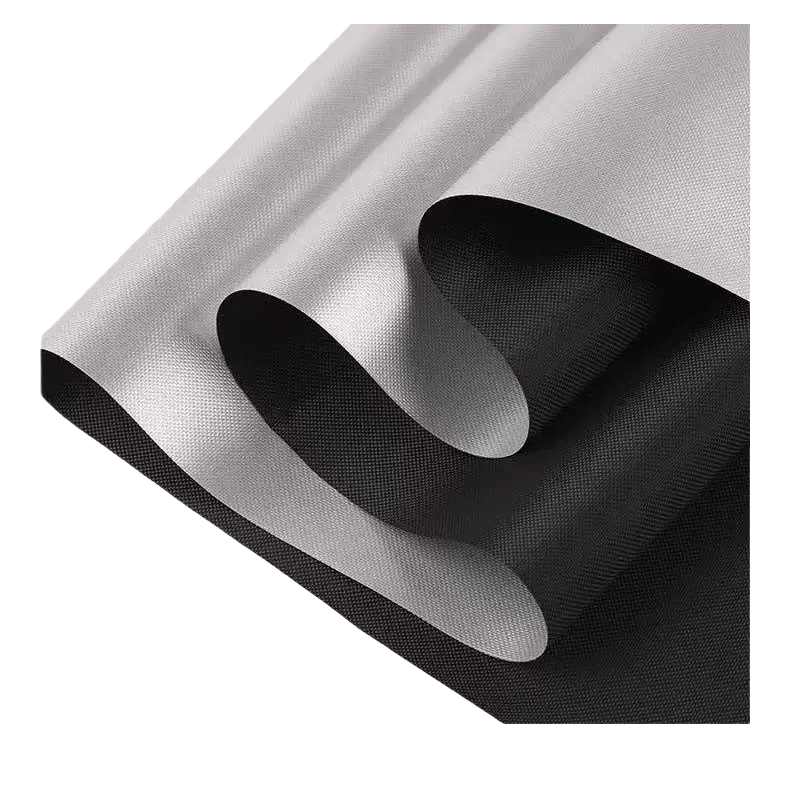 420D Oxford fabric silver-coated polyester waterproof and rainproof curtain fabric, sunshade and dust-proof cover fabric, car cover, light-blocking silver-coated Oxford fabric Item Picture