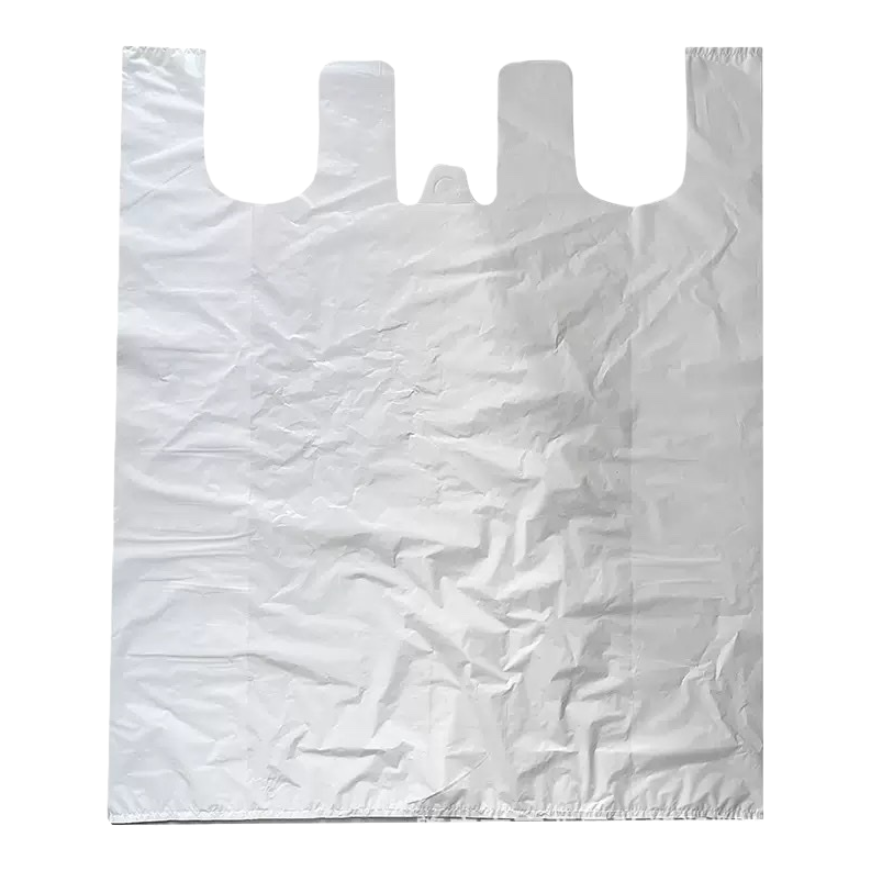 The main packaging bag of the white plastic bag is a reusable eco-friendly bag and a daily shopping bag Item Picture