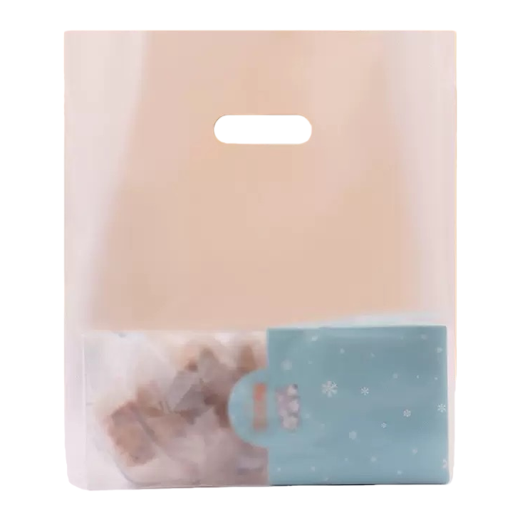 Transparent plastic bags, product packaging bags, reusable eco-friendly bags, large-capacity thickened leak-proof bags Item Picture