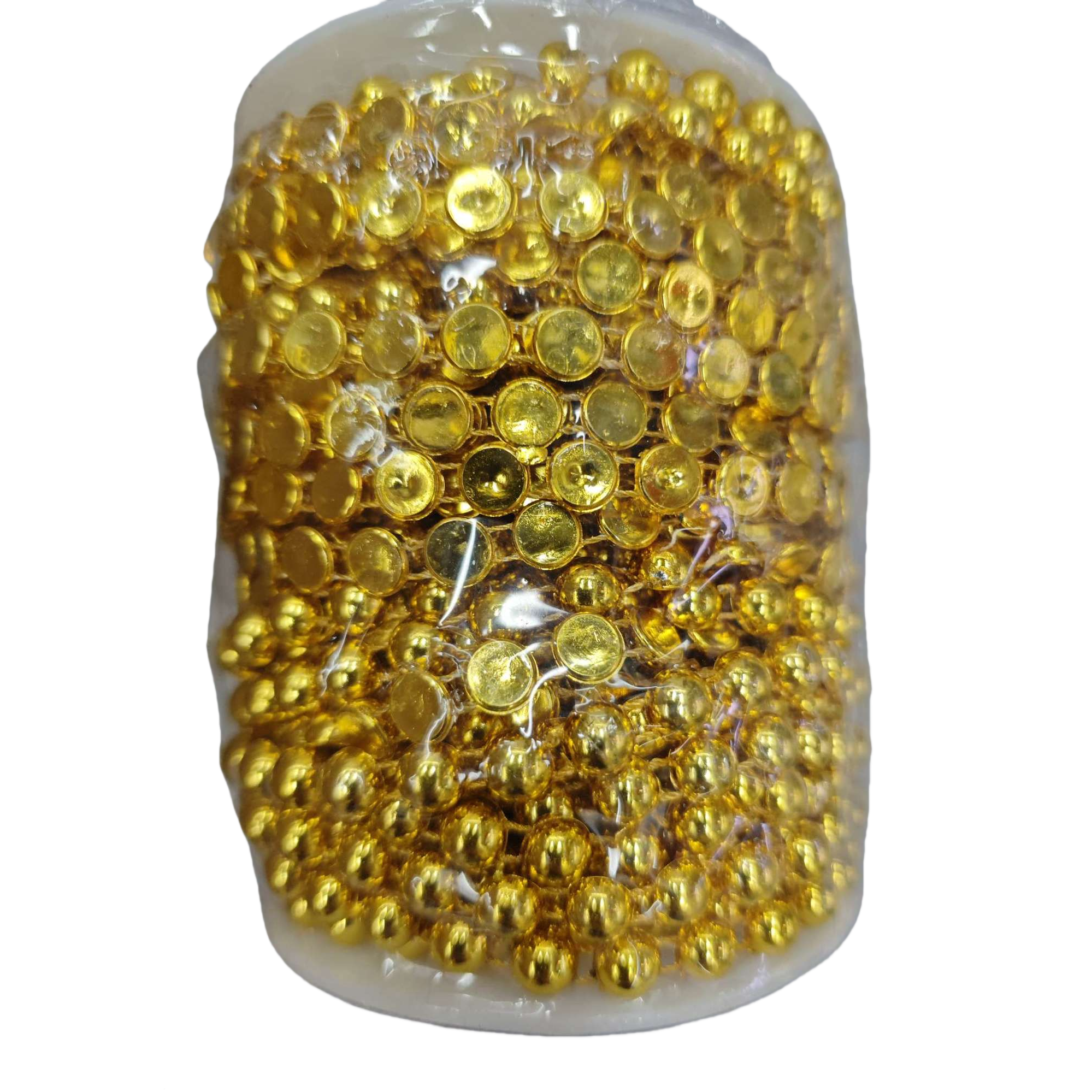 金色珠子手链编织串珠手工DIY饰品配件女生创意礼物