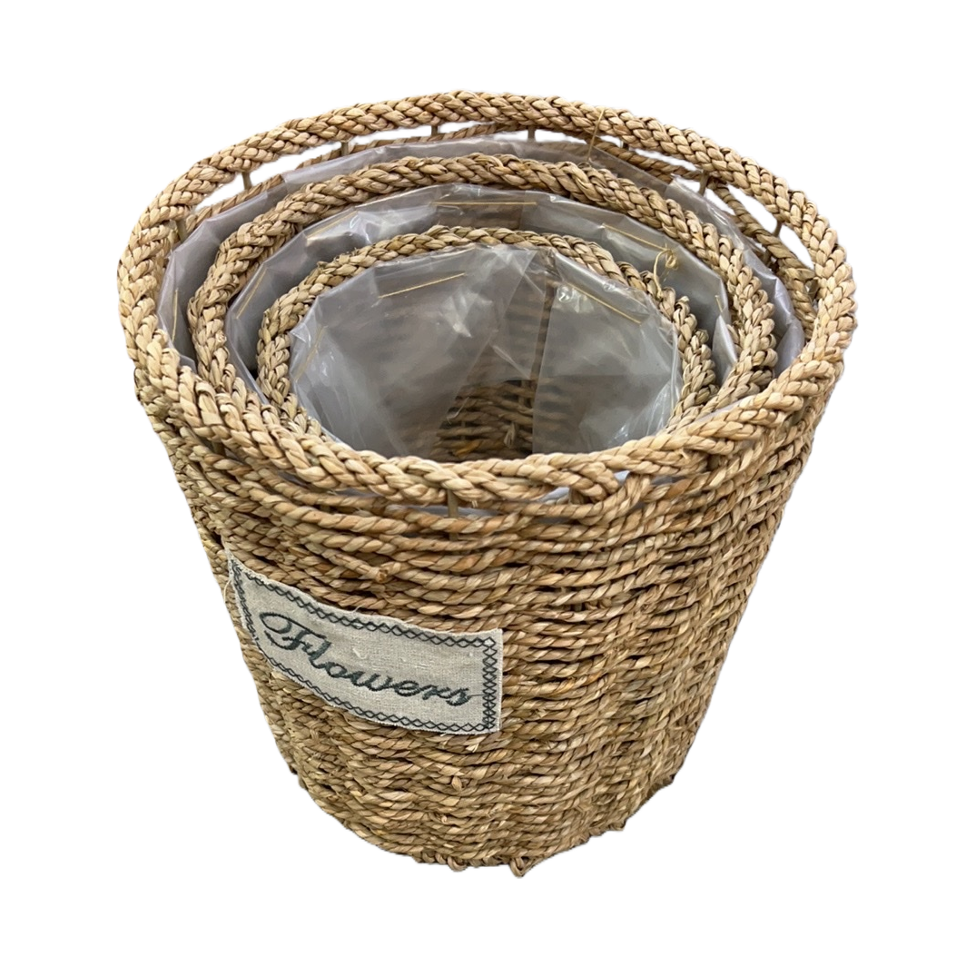 编织篮子白底实物图