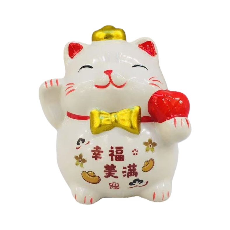招财猫摆件招财纳福好运摆件家居装饰摆件