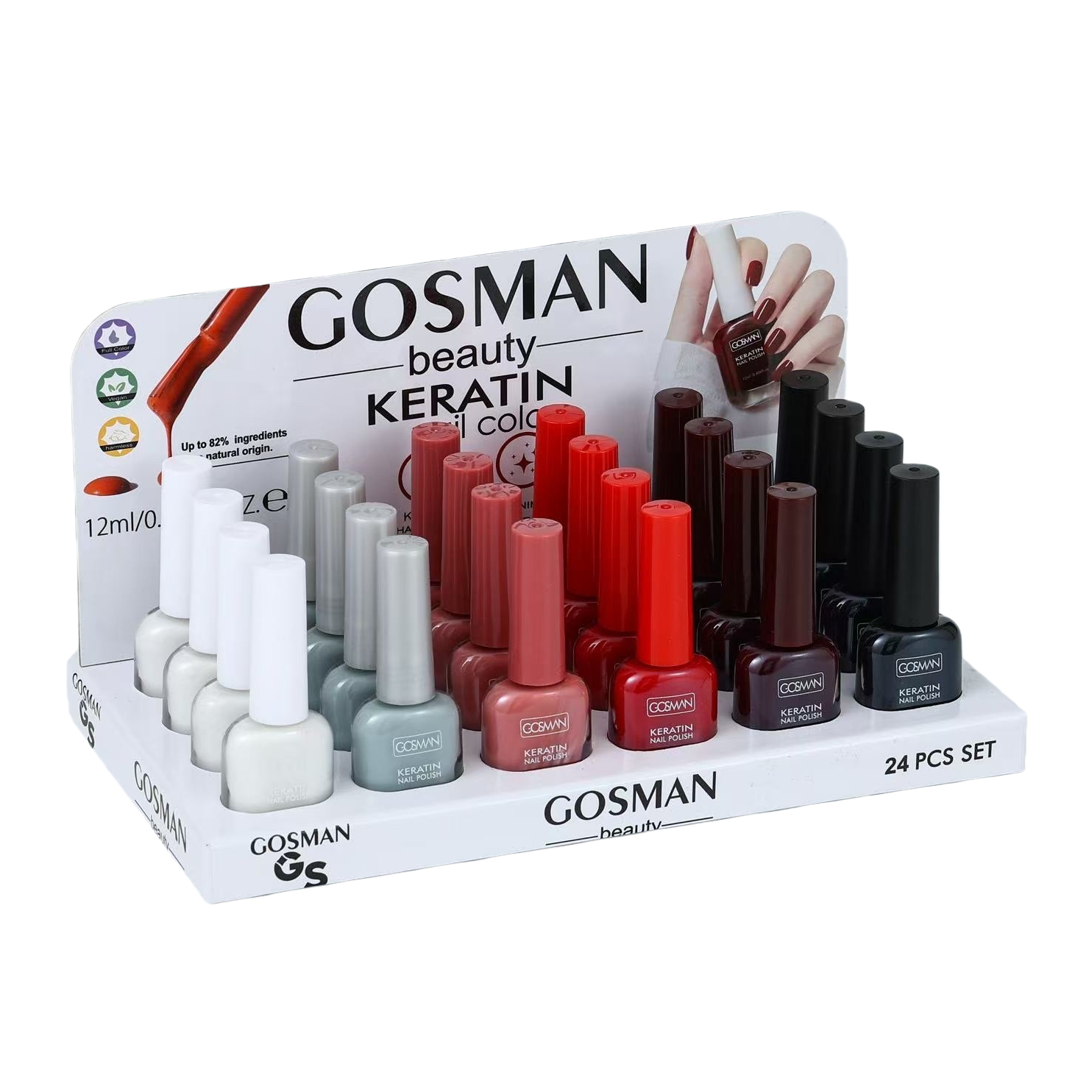 GOSMAN beauty KERATIN Nail Polish 24-piece Nail Tool Set Item Picture