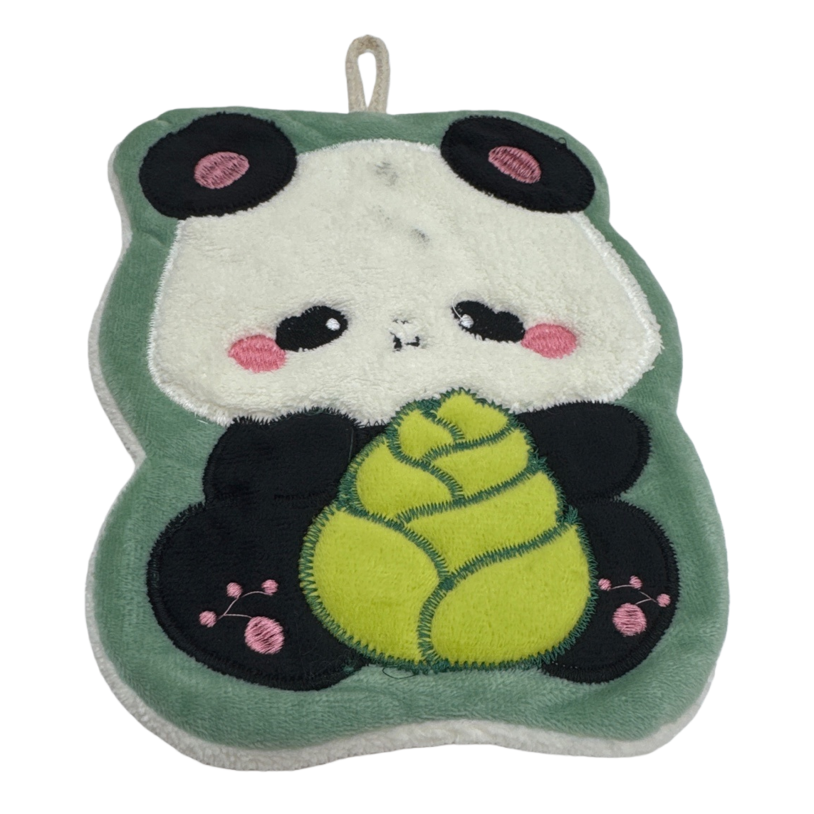 Thickened panda pattern towel, soft and absorbent household bathroom towel Item Picture