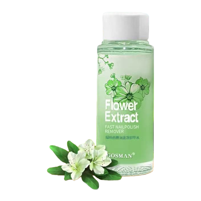 Green plant extract nail polish remover, nail polish remover oil, nail polish remover water is powerful, gentle and does not hurt hands Item Picture