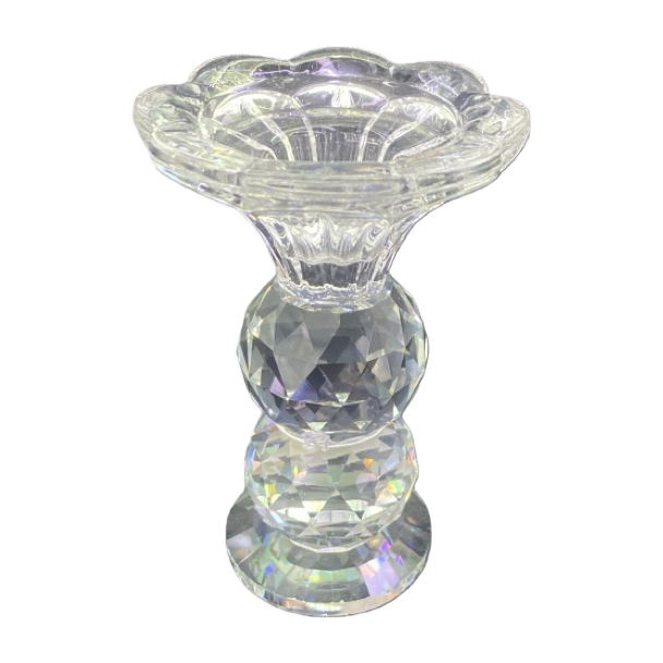 شمعدان الكريستال الشفاف Item Picture