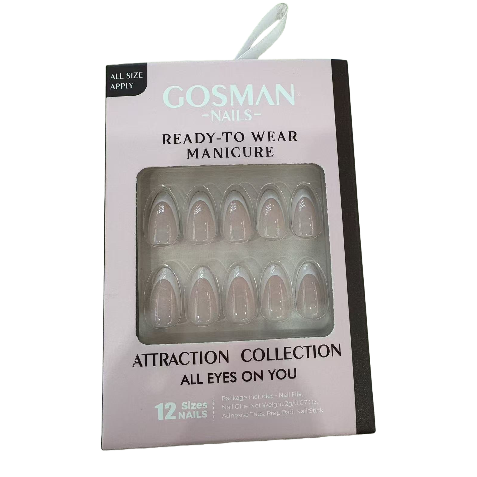 GOSMAN NAILS Artificial Nail set packaging box, complete set of nail tools and Diy nail materials Item Picture