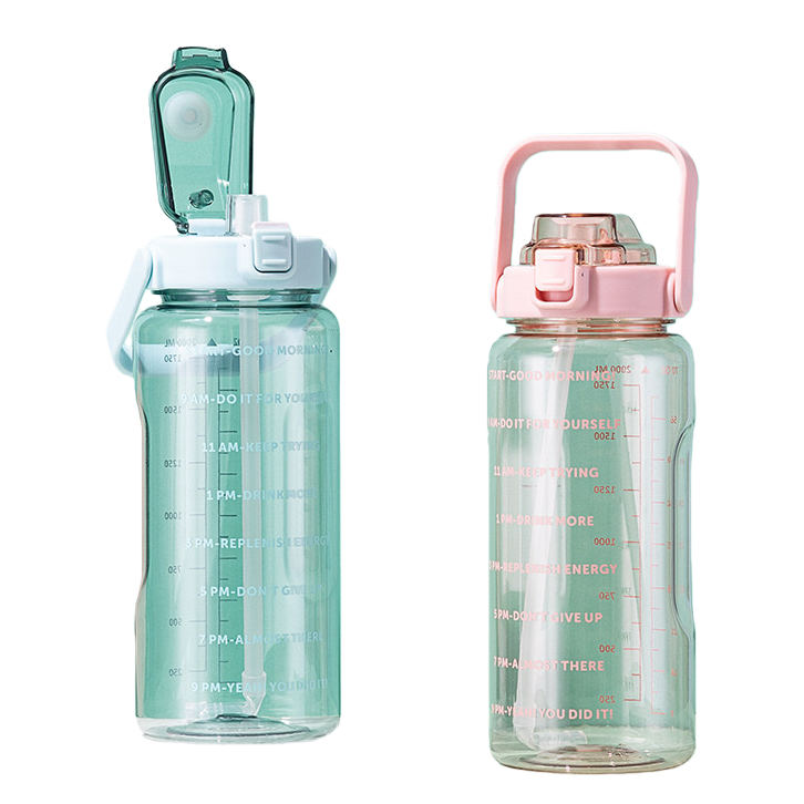 Transparent water bottles are portable drinking containers for daily use Item Picture