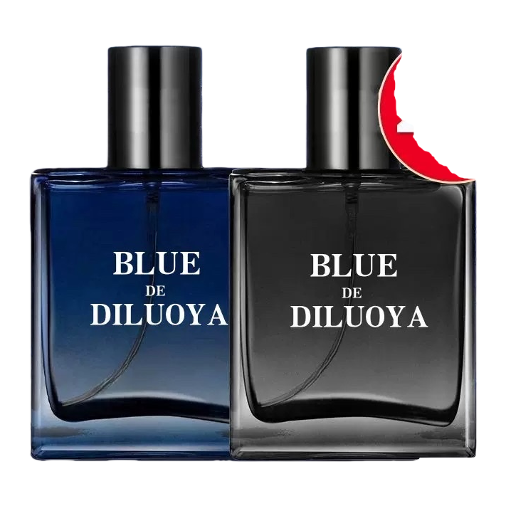 香水+BLUE DE DILUOYA香水瓶白底实物图