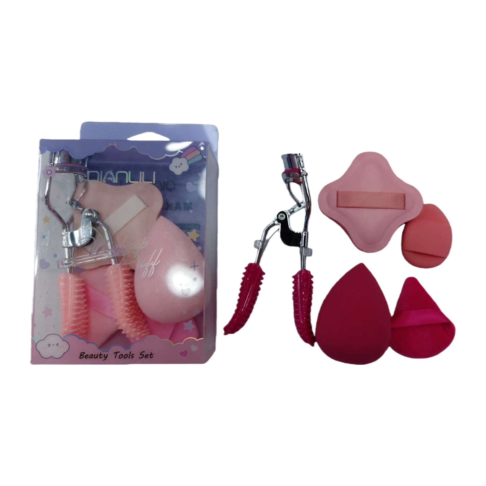 Beauty tool set: Complete set of skin care and makeup tools, portable storage box. 135510745 Item Picture