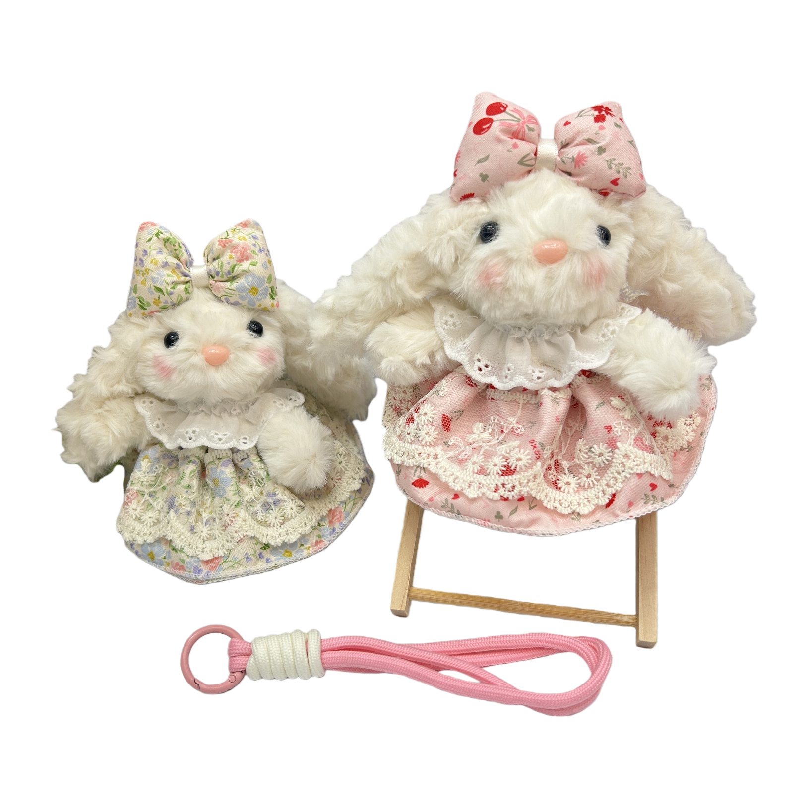 兔子毛绒玩具可爱软萌小兔子玩偶抱枕 plush 休闲装饰毛绒玩具白底实物图