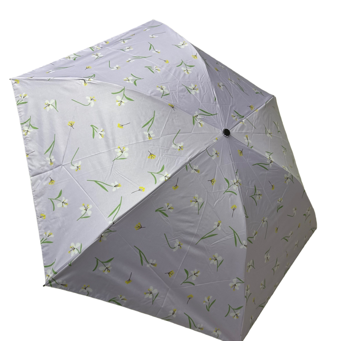 花卉图案+雨伞白底实物图
