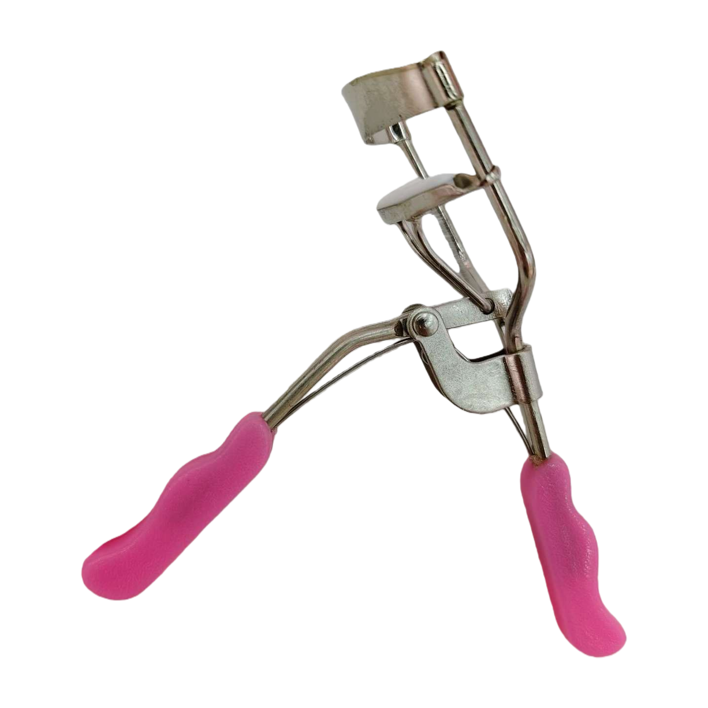 Pink handle eyelash curler, anti-slip, long-lasting and durable beauty tool. 172344251 Item Picture