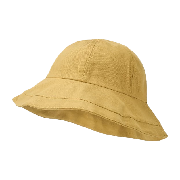 Black fisherman's hat, sun hat, summer breathable casual hat, sun protection hat, summer hat Item Picture