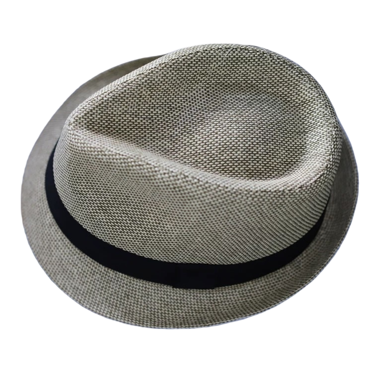 The beige woven top hat is fashionable and versatile. Winter hats are polite, fashionable, trendy and simple Item Picture