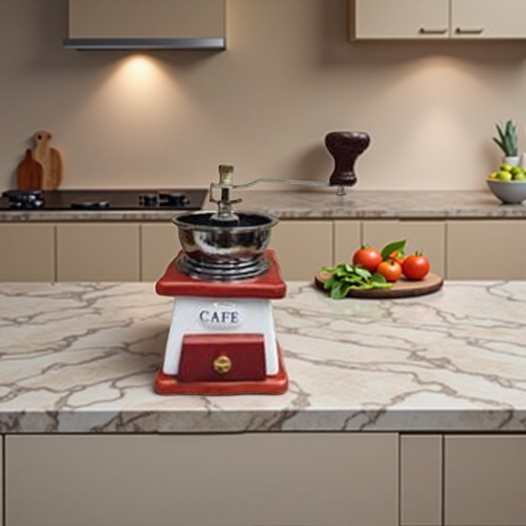 A household electric coffee grinder is a tool for adjusting the coarseness and fineness of coffee beans Application Scenario