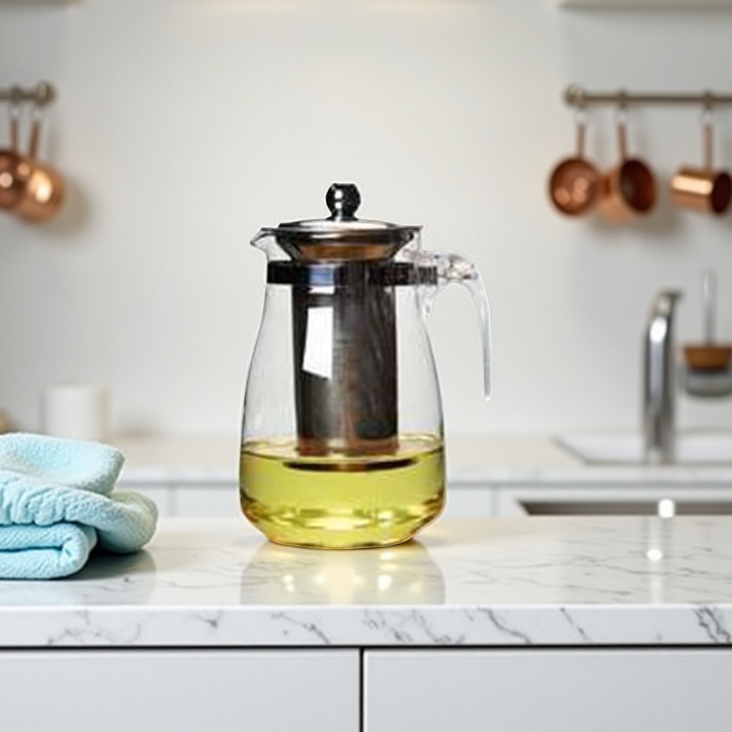 Glass teapot, portable and fragrant tea pot, home and office tea set, insulated teapot Application Scenario