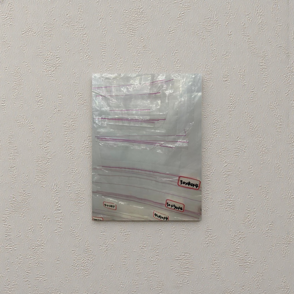Transparent plastic bags, food-grade large, thickened, reusable storage bags Specification image