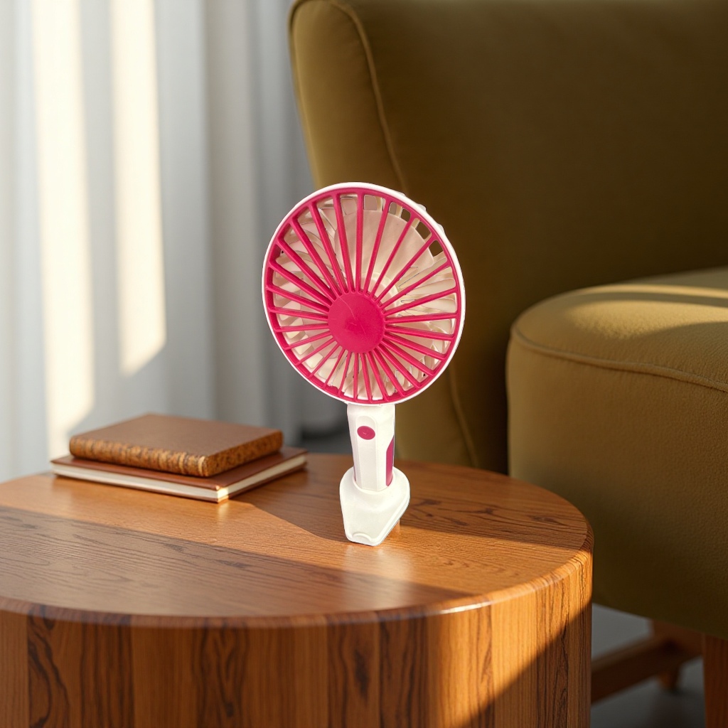 便携式LED数显风扇+手持风扇细节图