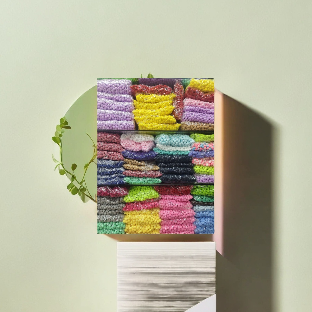 Colorful candies in various flavors, large pieces, children's snack candy box set, 095733203 Specification image