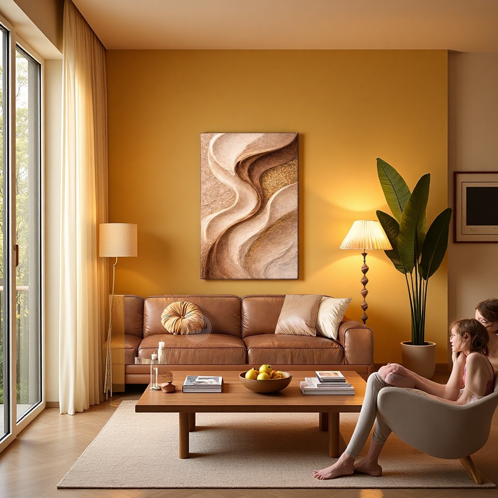 Flower decorative paintings, simple hanging paintings for the living room and bedroom, artistic wall decorations, and home decorative paintings details Picture