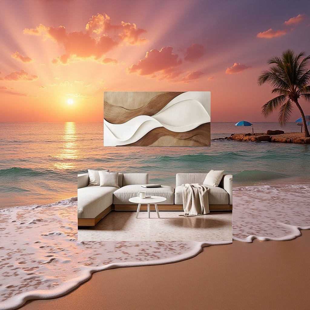 Abstract art decorative paintings, simple and modern wall paintings for living rooms and bedrooms details Picture