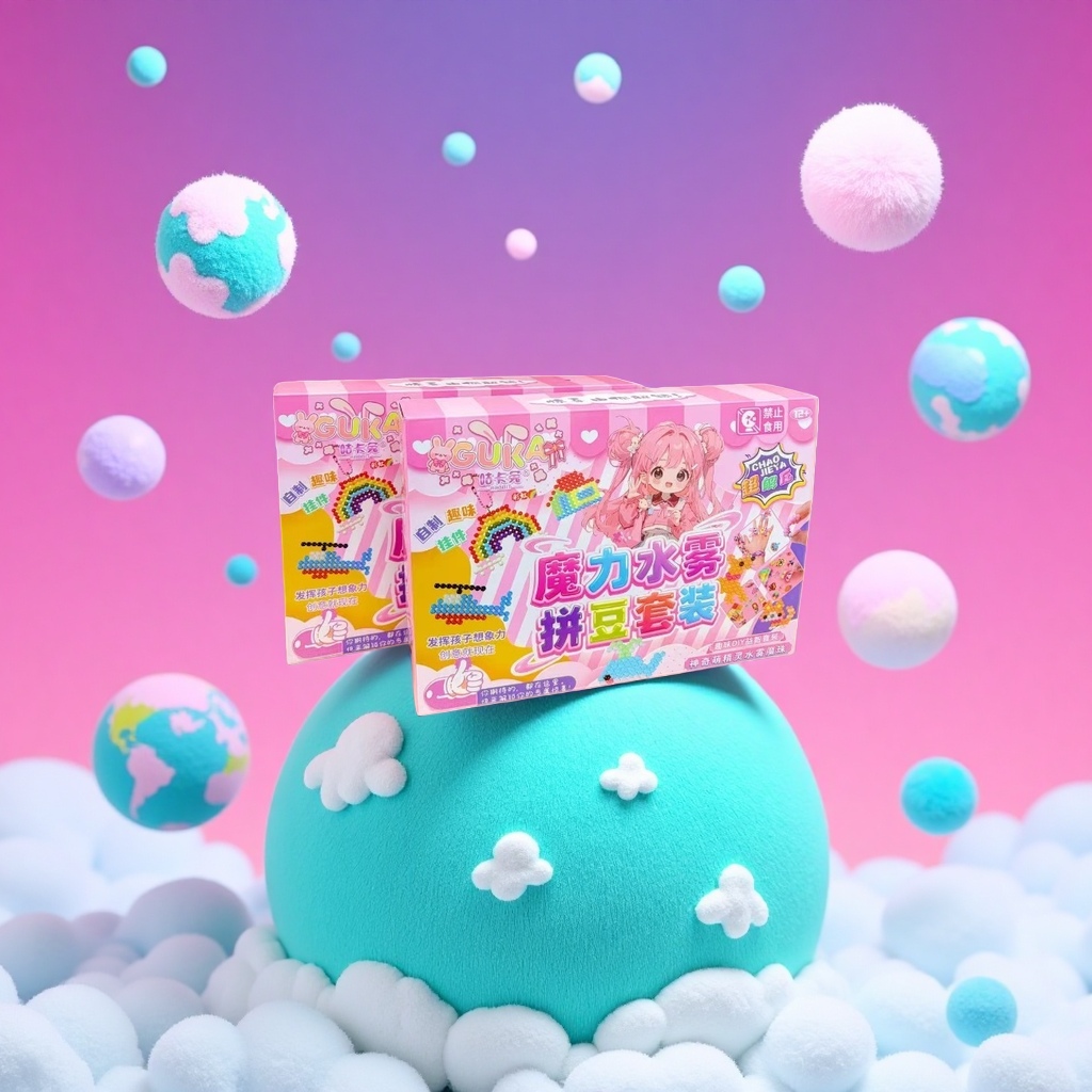 Magic Water Mist Bean Blending Set + Product Packaging Box details Picture